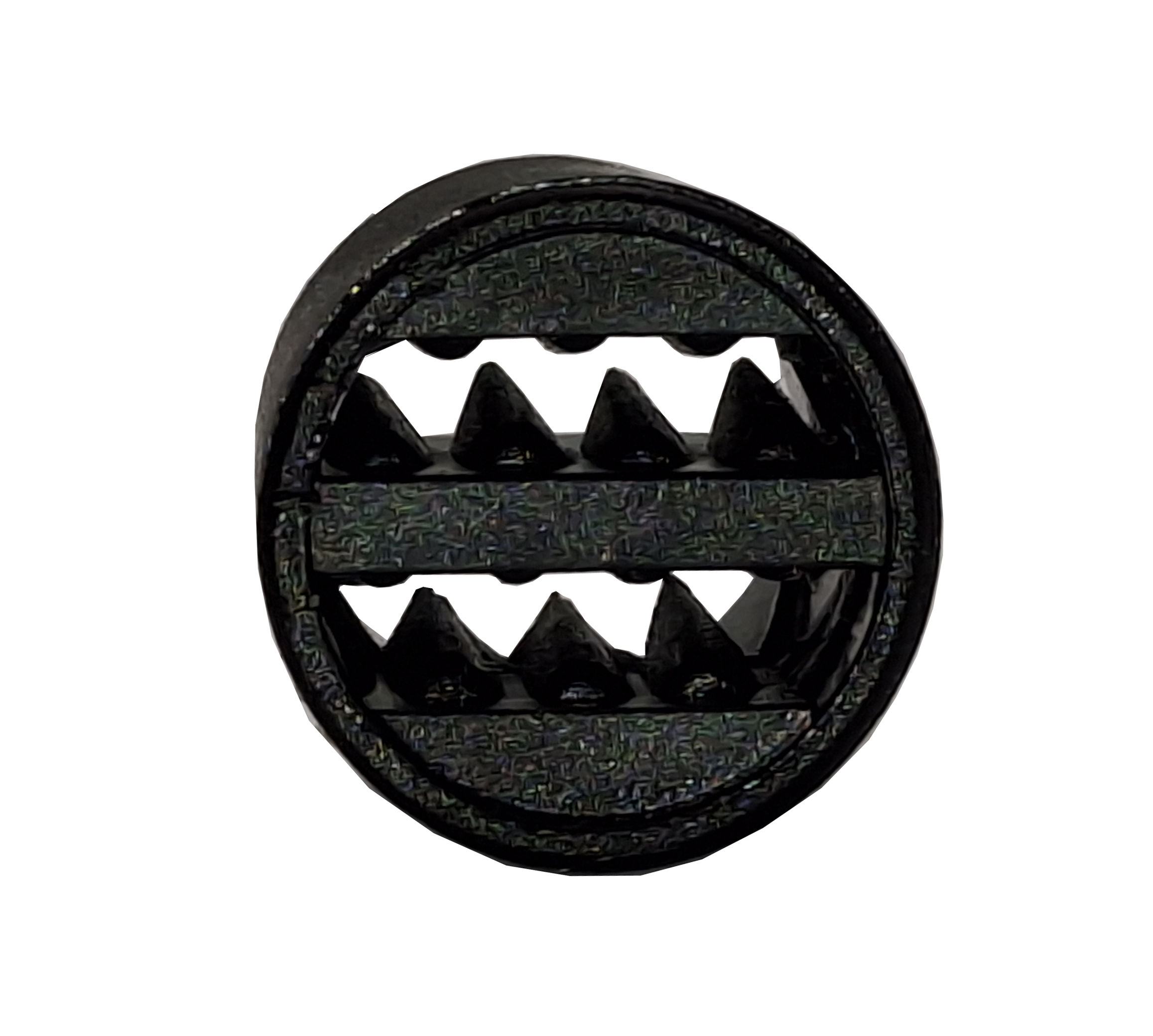 Close-up van een festival polsbandsluiting met weerhaken. Close-up van een festival polsbandsluiting met weerhaken.