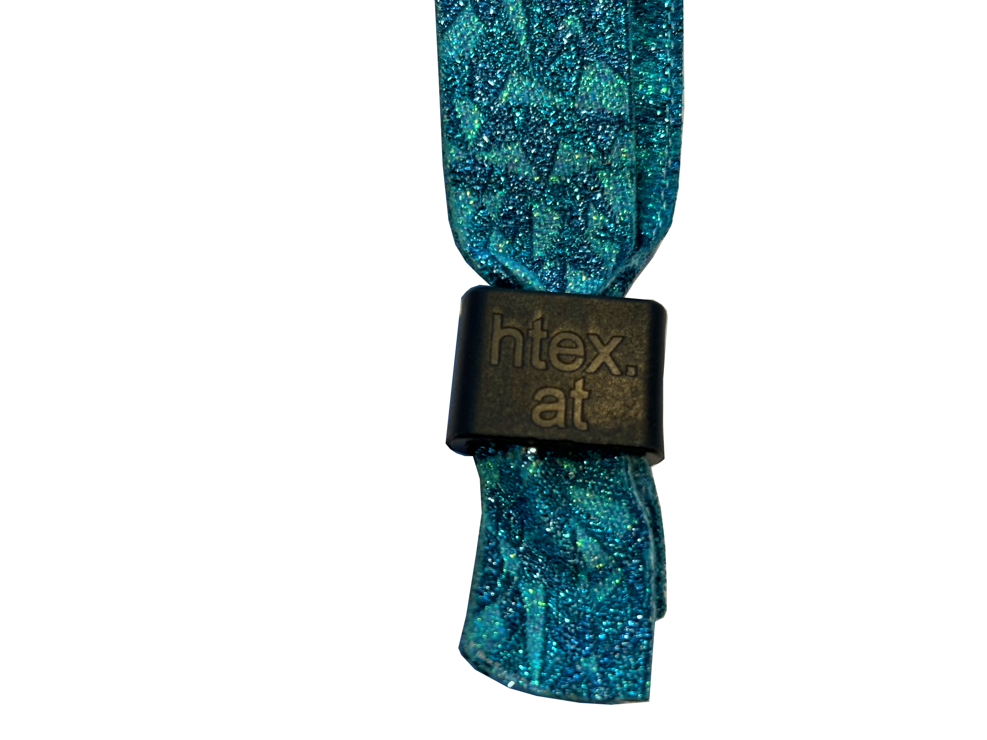 Geweven festival polsbandje met glinsterend metallic garen en veiligheidsslot. Geweven festival polsbandje met glinsterend garen en veiligheidssluiting.